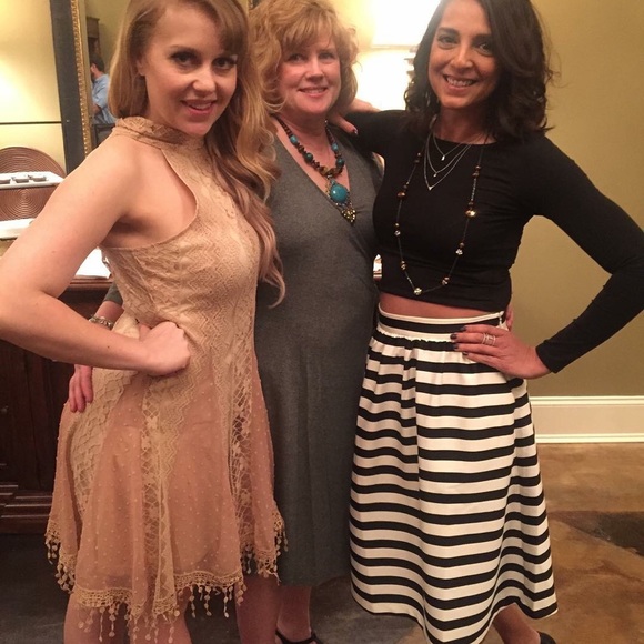 Altar’d State Blush Halter Dress worn once - Picture 4 of 5